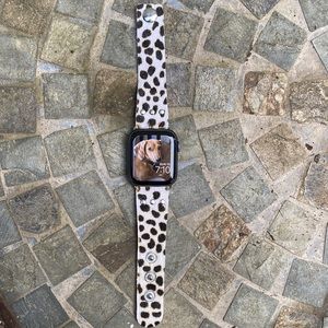 NWOT•Faux Leopard Fur Apple 38/40 Watch Band